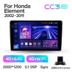 ���� ������������� ������ Teyes CC3 4+64 Gb Honda Element YH 2002-2011 9-inch 2k