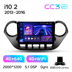 ���� ������������� ������ Teyes CC3 4+64 Gb Hyundai i10 2013-2016 9-inch 2k (L1)