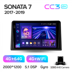 ���� ������������� ������ Teyes CC3 4+64 Gb Hyundai Sonata 7 LF 2017-2019 9-inch 2k