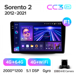 ���� ������������� ������ Teyes CC3 4+64 Gb Kia Sorento 2 II XM 2012 - 2021 9-inch 2k