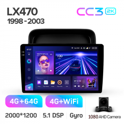 ���� ������������� ������ Teyes CC3 4+64 Gb Lexus LX470 J100 1998-2003 10'' 2k (L2)