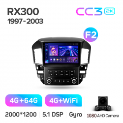 ���� ������������� ������ Teyes CC3 4+64 Gb Lexus RX300 XU10 (F2) 1997-2003 9'' 2k (L3)
