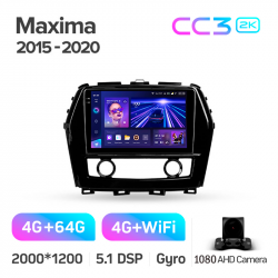 Автомагнітола штатна Teyes CC3 4+64 Gb Nissan Maxima A36 2015-2020 10-inch 2k Фото Автомагнітола штатна Teyes CC3 4+64 Gb Nissan Maxima A36 2015-2020 10-inch 2k