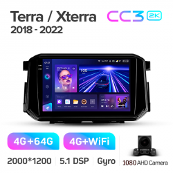 ���� ������������� ������ Teyes CC3 4+64 Gb Nissan Terra Xterra 2018-2022 9-inch 2k (L1)