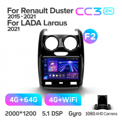 ���� ������������� ������ Teyes CC3 4+64 Gb Renault Duster 2015-2020 9-inch 2k (L1)