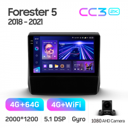 ���� ������������� ������ Teyes CC3 4+64 Gb Subaru Forester 5 2018-2021 9-inch 2k