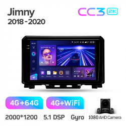 ���� ������������� ������ Teyes CC3 4+64 Gb Suzuki Jimny JB64 2018-2020 9-inch 2k