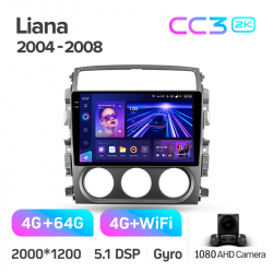 ���� ������������� ������ Teyes CC3 4+64 Gb Suzuki Liana 1 2004-2008 9-inch 2k