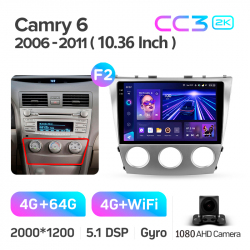 ���� ������������� ������ Teyes CC3 4+64 Gb Toyota Camry 6 XV 40 50 2006-2011 (B) 10-inch 2k