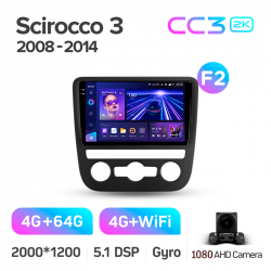 ���� ������������� ������ Teyes CC3 4+64 Gb Volkswagen Scirocco 3 III Mk3 2008-2014 (F2) 9-inch 2k