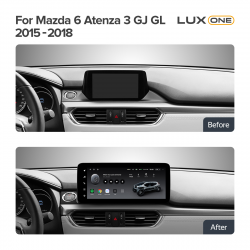 Автомагнітола штатна Teyes Lux One 4+32 Gb Mazda 6 Atenza 3 GJ GL 2015-2018 (A) 12.3inch Фото Автомагнітола штатна Teyes Lux One 4+32 Gb Mazda 6 Atenza 3 GJ GL 2015-2018 (A) 12.3inch