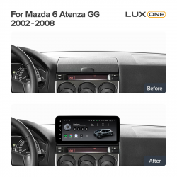 Автомагнітола штатна Teyes Lux One 4+32 Gb Mazda 6 Atenza GG (YJ) 2002-2008 12.3inch (L1) Фото Автомагнітола штатна Teyes Lux One 4+32 Gb Mazda 6 Atenza GG (YJ) 2002-2008 12.3inch (L1)