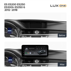 ���� ������������� ������ Teyes Lux One 6+128 Gb Lexus ES ES200 ES250 ES300h ES350 XV60 VI 6 2012-2018 (B) 12.3inch (L3)