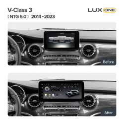 ���� ������������� ������ Teyes Lux One 6+128 Gb Mercedes-Benz V-Class 3 W447 NTG 5.0 2014-2023 12.3inch