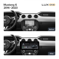 ���� ������������� ������ Teyes Lux One 6+128 Gb � �������� ������� 360� Ford Mustang 6 VI S550 2014-2023 12.3inch (L2)