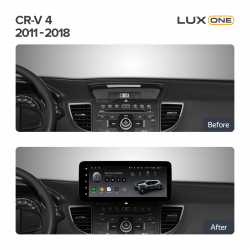 ���� ������������� ������ Teyes Lux One 6+128 Gb � �������� ������� 360� Honda CR-V CRV 4 RM RE 2011-2018 (C) 12.3inch