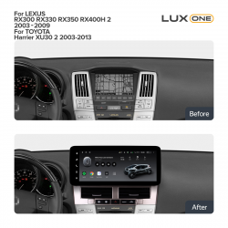 Автомагнітола штатна Teyes Lux One 6+128 Gb з круговим оглядом 360° Lexus RX300 RX330 RX350 RX400H II 2 2003-2009 Toyota Harrier XU30 2 2003-2013A12.3 Фото Автомагнітола штатна Teyes Lux One 6+128 Gb з круговим оглядом 360° Lexus RX300 RX330 RX350 RX400H II 2 2003-2009 Toyota Harrier XU30 2 2003-2013A12.3