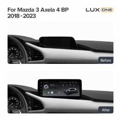 Автомагнітола штатна Teyes Lux One 6+128 Gb з круговим оглядом 360° Mazda 3 Axela 4 BP 2018-2023 (B) 12.3inch Фото Автомагнітола штатна Teyes Lux One 6+128 Gb з круговим оглядом 360° Mazda 3 Axela 4 BP 2018-2023 (B) 12.3inch