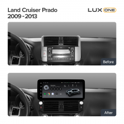 ���� ������������� ������ Teyes Lux One 6+128 Gb � �������� ������� 360� Toyota Land Cruiser Prado 150 2009-2013 12.3inch (L3)