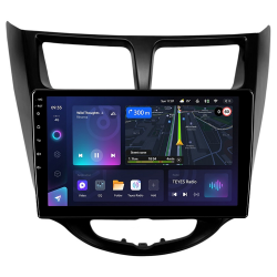 ���� ������������� ������ Teyes CC3L 4+64 Gb Hyundai Solaris 1 2010-2016 Black 9-inch