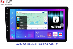 Автомагнітола QLine AMR-1046v5 Android 13 QLED 4+64Gb 10 Фото Автомагнітола QLine AMR-1046v5 Android 13 QLED 4+64Gb 10