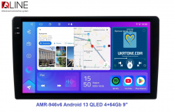 Автомагнітола QLine AMR-946v6 Android 13 QLED 4+64Gb 9 Фото Автомагнітола QLine AMR-946v6 Android 13 QLED 4+64Gb 9