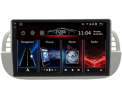 ���� ������������� ������ FORS.auto FS 4 PRO ��� Fiat 500 (4+64Gb, 9-inch) 2007-2015
