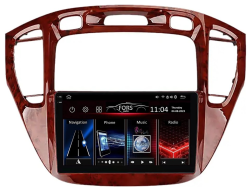 Автомагнитола штатная FORS.auto FS 4 PRO для Toyota Highlander (4+64Gb, 9-дюймовый, деревянный) 2000-2007 Фото Автомагнитола штатная FORS.auto FS 4 PRO для Toyota Highlander (4+64Gb, 9-дюймовый, деревянный) 2000-2007