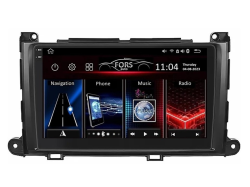 Автомагнітола штатна FORS.auto FS 4 PRO для Toyota Sienna (4+64Gb, 9-inch) 2011-2014 Фото Автомагнітола штатна FORS.auto FS 4 PRO для Toyota Sienna (4+64Gb, 9-inch) 2011-2014