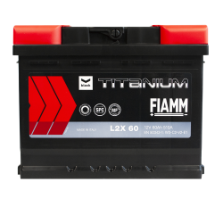 Автомобільний акумулятор FIAMM Titanium Black 60Ah 510A L+ (L2) Фото Автомобільний акумулятор FIAMM Titanium Black 60Ah 510A L+ (L2)