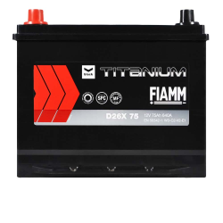 Автомобільний акумулятор FIAMM Titanium Black Asia 75Аh 640А L+ (D26) Фото Автомобільний акумулятор FIAMM Titanium Black Asia 75Аh 640А L+ (D26)