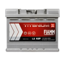 Автомобільний акумулятор FIAMM Titanium Pro 60Аh 600А R+ (L2) Фото Автомобільний акумулятор FIAMM Titanium Pro 60Аh 600А R+ (L2)