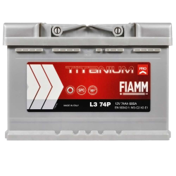 ���� ������������ ���������� FIAMM Titanium Pro 74�h 680� R+ (L3)