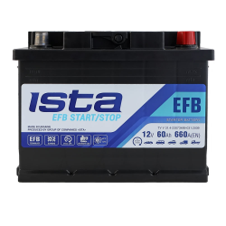 ���� ������������ ���������� ISTA Start/Stop EFB 60Ah 660A R+ (L2)