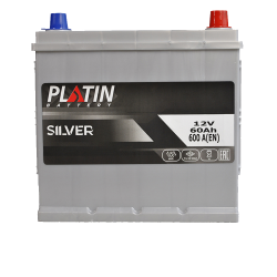 ���� ������������� ����������� PLATIN Silver Asia SMF 60Ah 600A R+ (D23) �.�.
