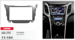    Carav 11-184 Hyundai Car Audio Installation Kit i-30 2012+ 2DIN