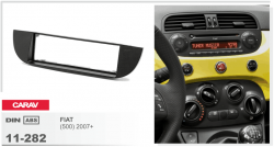    Carav 11-282 Fiat (500) 07+ 1DIN