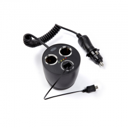 Розгалужувач автомобільного прикурювача Ring RMS13 с microUSB Фото Розгалужувач автомобільного прикурювача Ring RMS13 с microUSB