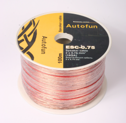 Кабель акустичний Autofun ESC-0.75 (1m) Фото Кабель акустичний Autofun ESC-0.75 (1m)