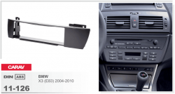    Carav 11-126 BMW X3 04-10 1DIN