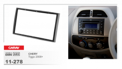    Carav 11-278 Chery Tiggo 2008+ 2DIN