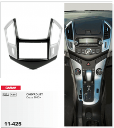 Рамка перехідна Carav 11-425 Chevrolet Cruze 2013+ 2DIN Фото Рамка перехідна Carav 11-425 Chevrolet Cruze 2013+ 2DIN