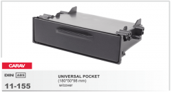 Кишеня Carav 11-155 Універсальна Toyota/Nissan/Mitsubishi/Subaru 1DIN з кришкою Фото Кишеня Carav 11-155 Універсальна Toyota/Nissan/Mitsubishi/Subaru 1DIN з кришкою