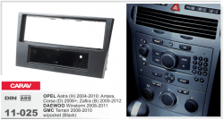    Carav 11-025 Opel Astra 04-10, Corsa 06+, Zafira 05-12 1DIN w/pocket Black