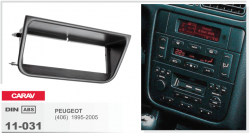    Carav 11-031 Peugeot 406 1995-2005 1DIN