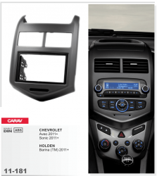    Carav 11-181 Chevrolet Aveo 11+, Sonic 11+, Holden Barina 11+ 2DIN