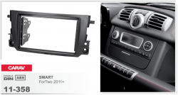    Carav 11-358 SMART ForTwo 2011-> 2DIN
