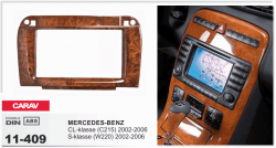    Carav 11-409 Mercedes-Benz SL (R230) 2001+ wooden 2DIN