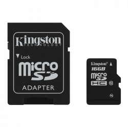   ' microSDHC 16Gb Kingston Class 10 (+ adapter SD)