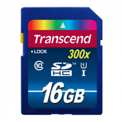   ' SDHC 16Gb Transcend Class 10 UHS-I Premium 300x